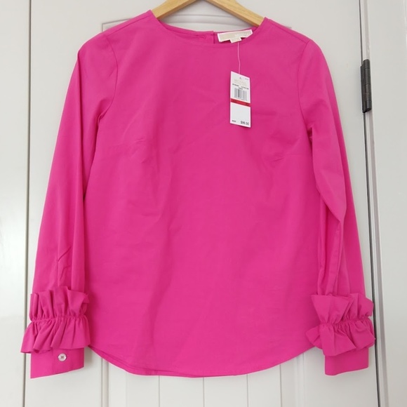 Michael Kors Electric Pink Blouse 